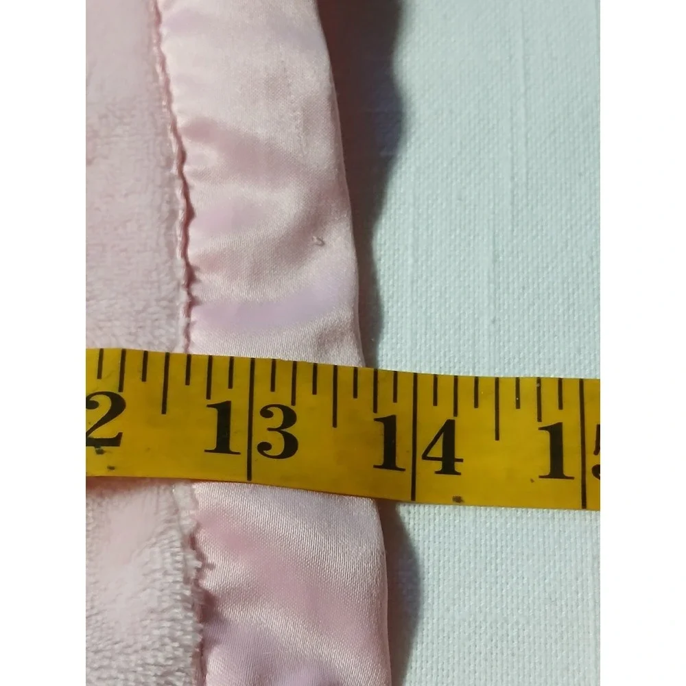 Carters‎ White Kitty Lovey Security Blanket Plush Satin Pink